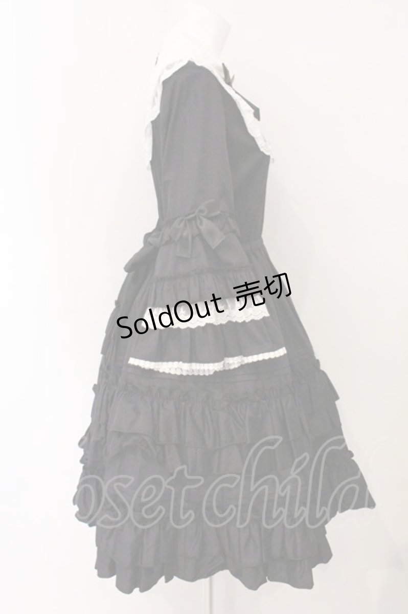画像5: Pina sweetcollection / ドール姫袖ワンピース  クロ O-26-05-04-106-LO-OP-OW-OS (5)
