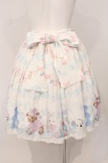 画像4: axes femme kawaii / ランドリー柄スカート  シロ O-26-05-04-114-AX-SK-IG-OS (4)