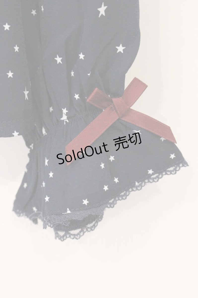 画像3: axes femme kawaii / 星柄ブラウス  ネイビー O-26-05-04-125-AX-BL-IG-OS (3)
