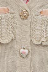 画像3: Lolime / Rosehip Teaカーディガン  アイボリー O-26-05-04-018-LO-TO-IG-OS (3)
