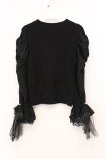 画像3: mille fille closet by LODISPOTTO / My Lady Puff Knit （マイレディパフニット）  クロ O-26-05-04-025-LO-TO-IG-OS (3)