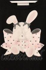 画像2: DearMyLove / 選べるプリント柄ロンT L クロ うさぎ O-26-05-04-028-GO-TS-IG-OS (2)