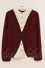 画像1: axes femme / 重ね着風プルオーバー M ワイン O-26-05-05-045-AX-TO-OW-OS (1)