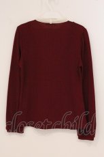 画像3: axes femme / 重ね着風プルオーバー M ワイン O-26-05-05-045-AX-TO-OW-OS (3)