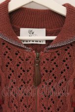 画像3: rurumu: / Agnus Dei knit cowichan（アニュス デイ ニットカーディガン）  レッド系 O-26-05-05-051-LO-TO-IG-OS (3)