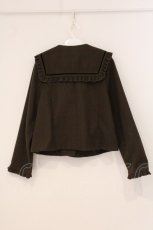 画像3: m petit by misako / セーラー襟ショートコート L ブラウン O-26-05-05-052-LO-CO-IG-OS (3)