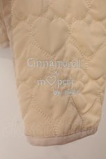 画像2: m petit by misako / サンリオキャラクターズコラボ シナモロール タフタハートキルトジャケット L アイボリー O-26-05-05-056-LO-JA-IG-OS (2)