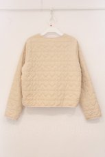 画像3: m petit by misako / サンリオキャラクターズコラボ シナモロール タフタハートキルトジャケット L アイボリー O-26-05-05-056-LO-JA-IG-OS (3)