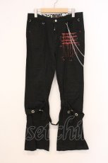 画像1: MAD / ブラッドptボンテージパンツ L ブラック O-26-05-05-066-PU-PA-OW-OS (1)