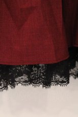 画像3: MIHO MATSUDA / 薔薇レーススカート  ワイン×ブラック O-26-05-05-071-GO-SK-IG-OS (3)