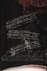 画像3: MAD / レースレイヤードダメージカットソー F ブラック O-26-05-05-075-PU-TO-OW-OS (3)