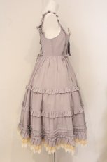 画像4: Alice Girl / 椿の花が咲く頃にジャンパースカート M ラベンダー O-26-05-05-080-LO-OP-IG-OS (4)