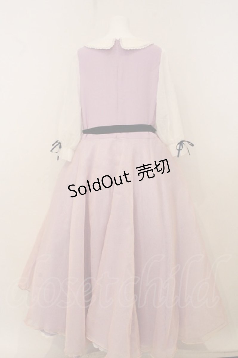 画像4: Favorite / みんなで作ったフイッシュテールワンピース XL ラベンダー×オレンジ×シロ O-26-05-05-087-LO-OP-IG-OS (4)