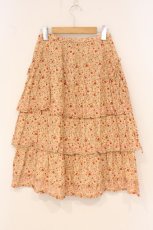 画像4: PINK HOUSE / 小花柄ティアードスカート  ピンク O-26-05-05-010-LO-SK-IG-OS (4)
