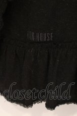 画像3: PINK HOUSE / ラッフルフリルカーディガン L クロ O-26-05-05-098-LO-TO-IG-OS (3)