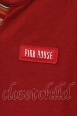 画像2: PINK HOUSE / ボーダーラグランカットソー M アカ O-26-05-05-099-LO-TO-IG-OS (2)