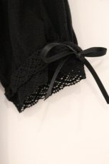 画像3: INGEBORG / はしごレースTシャツ S クロ O-26-05-05-103-LO-TO-IG-OS (3)