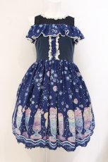 画像1: Angelic Pretty / Cream Soda Mermaidカットワンピース  コン O-26-05-05-113-AP-OP-OW-OS (1)