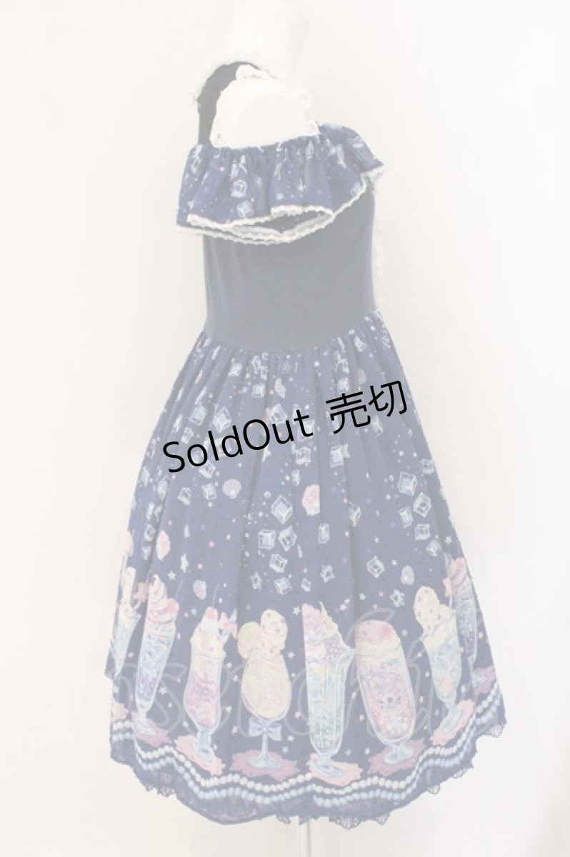 画像4: Angelic Pretty / Cream Soda Mermaidカットワンピース  コン O-26-05-05-113-AP-OP-OW-OS (4)