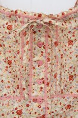 画像2: PINK HOUSE / 小花柄バッククロスキャミソール  ピンク O-26-05-05-021-LO-TO-IG-OS (2)