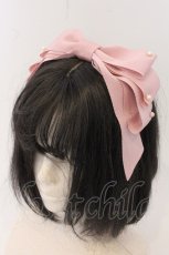 画像1: Melody BasKet / グログランリボンクリップ  ピンク O-26-05-06-063-LO-AC-OW-OS (1)