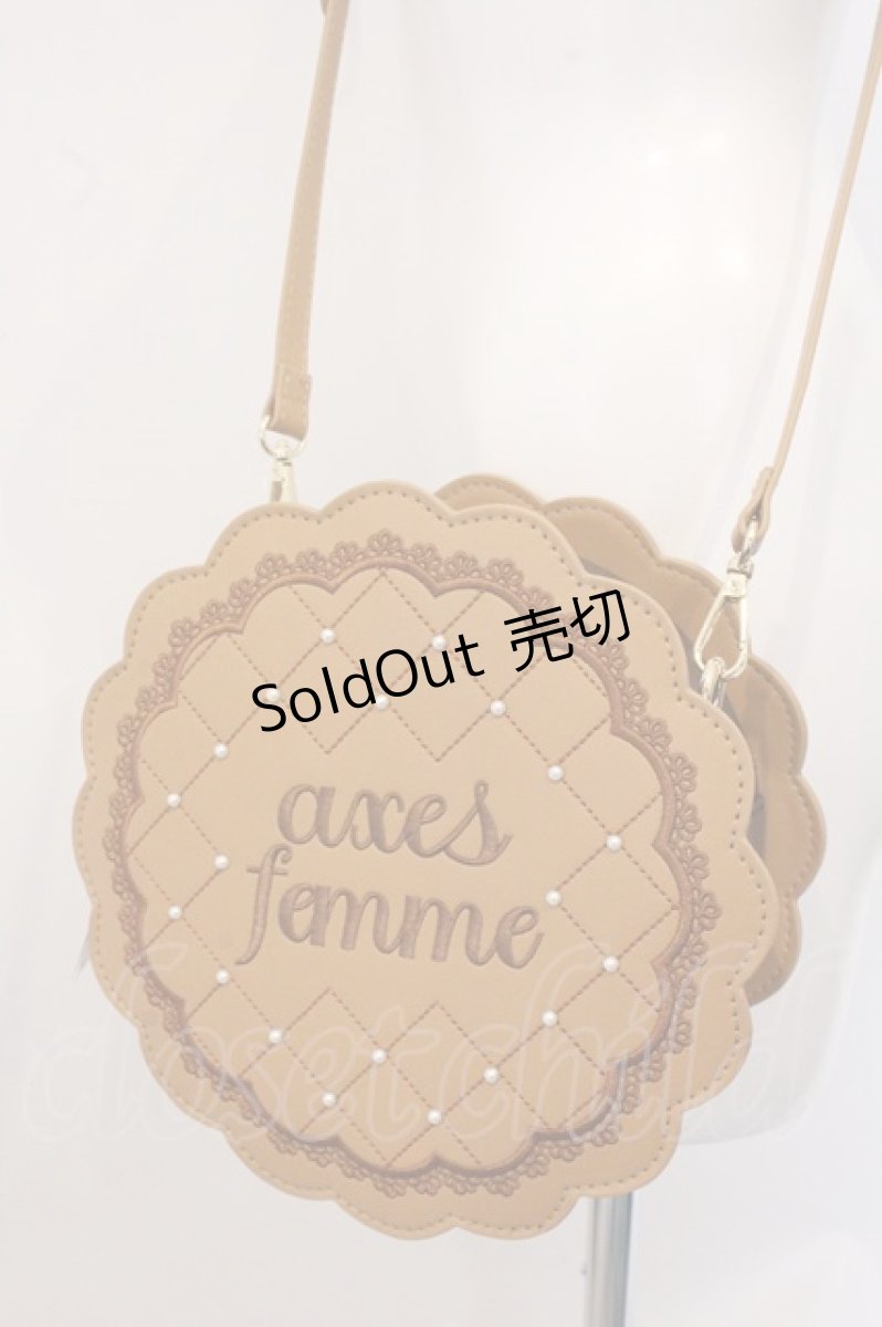 画像1: axes femme / クッキーモチーフポシェット  ブラウン O-26-05-06-073-AX-BG-OW-OS (1)
