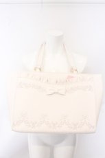画像1: Chalmiere / クラシカル刺繍トートバッグ  キナリ O-26-05-06-077-AX-BG-OW-OS (1)