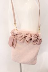 画像1: m petit by misako / NINA'S ファーショルダーバッグ  ピンク O-26-05-06-086-LO-BG-OW-OS (1)