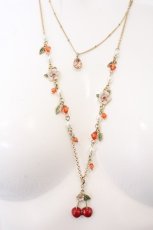 画像1: axes femme / フェミニンフルーツネックレス  ゴールド O-26-05-06-010-AX-CO-OW-OS (1)