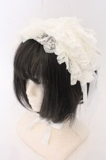 画像1: metamorphose / ゴージャスヘッドドレス  シロ O-26-05-06-019-ME-AC-IG-OS (1)