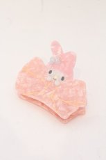 画像1: Maison de FLEUR / マイメロディ ヘアクリップ  ピンク O-26-05-06-026-LO-AC-OW-OS (1)