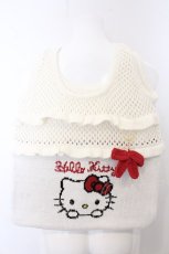 画像1: axes femme / ハローキティニットバッグ  シロ×アカ O-26-05-06-004-AX-BG-OW-OS (1)