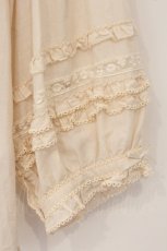 画像4: PINK HOUSE / フランス製レース使いローンブラウス  ベージュ O-26-05-07-029-LO-BL-OW-OS (4)