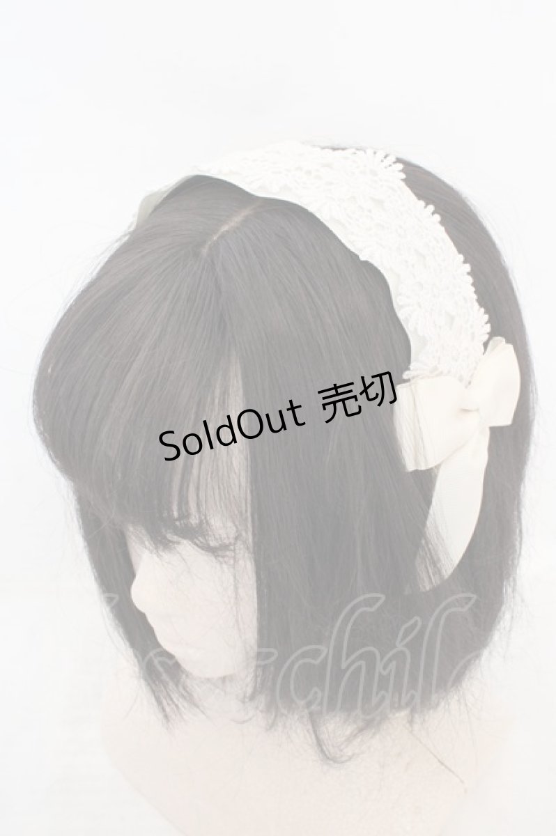 画像1: m petit by misako / TT*AMレースカチューシャ  キナリ O-26-05-07-1067-LO-AC-OW-ZT394-F002 (1)