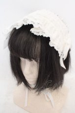 画像1: BABY,THE STARS SHINE BRIGHT / Creamy Ribbonヘッドドレス  シロ O-26-05-07-1069-BA-AC-IG-OS (1)