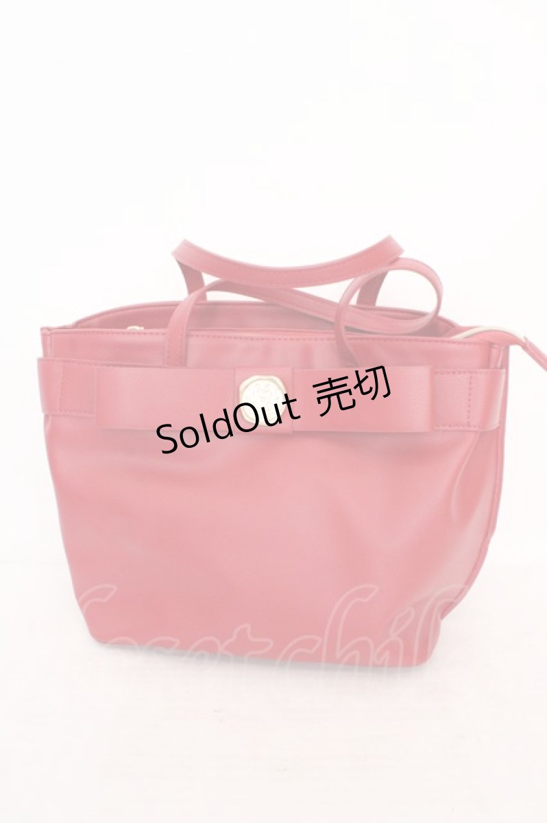 画像1: m petit by misako / AMリボン2wayバッグ  アカ O-26-05-07-1094-LO-BG-OW-ZTK046 (1)