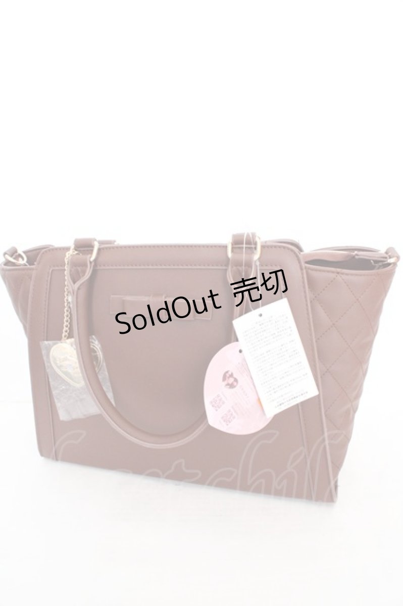 画像1: ｍ petit by misako / サンリオキャラクターズ チャーム付き 2way バッグ  キキララ（ブラウン） O-26-05-07-1097-LO-ZA-OW-ZTK056 (1)