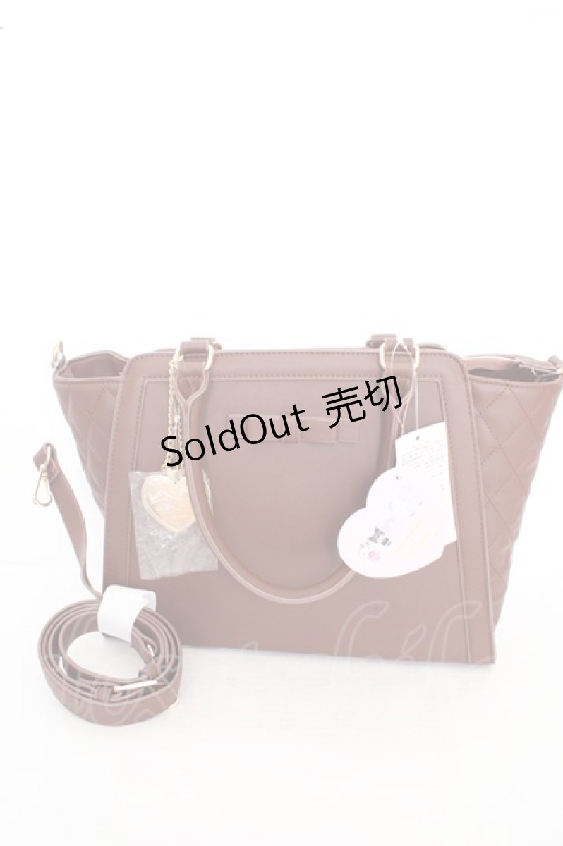 画像3: ｍ petit by misako / サンリオキャラクターズ チャーム付き 2way バッグ  キキララ（ブラウン） O-26-05-07-1097-LO-ZA-OW-ZTK056 (3)