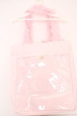 画像2: m petit by misako / AM*リボンツキトート  ピンク O-26-05-07-1106-LO-BG-IG-OS (2)