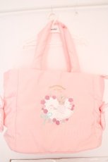 画像1: m petit by misako / サンリオキャラクターズコラボサイドリボントートバッグ  ピンク O-26-05-07-1108-LO-BG-IG-OS (1)