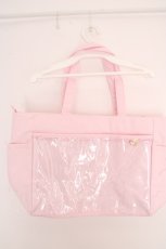 画像2: Maison de FLEUR / /My Melody クリアポケットトートバッグ  ピンク O-26-05-07-1112-LO-BG-IG-OS (2)