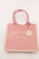 画像1: m petit by misako / サンリオキャラクターズコラボニットトートバッグ  ピンク マロンクリーム O-26-05-07-1113-LO-BG-IG-OS (1)