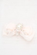 画像1: Princess Flower Garden / 胡桃咲姫 リボンブローチ  ピンク O-26-05-07-1002-LO-AC-OW-OS (1)