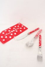 画像1: Angelic Pretty / オリジナルドットカトラリーSet  アカ O-26-05-07-1039-AP-ZA-IG-OS (1)