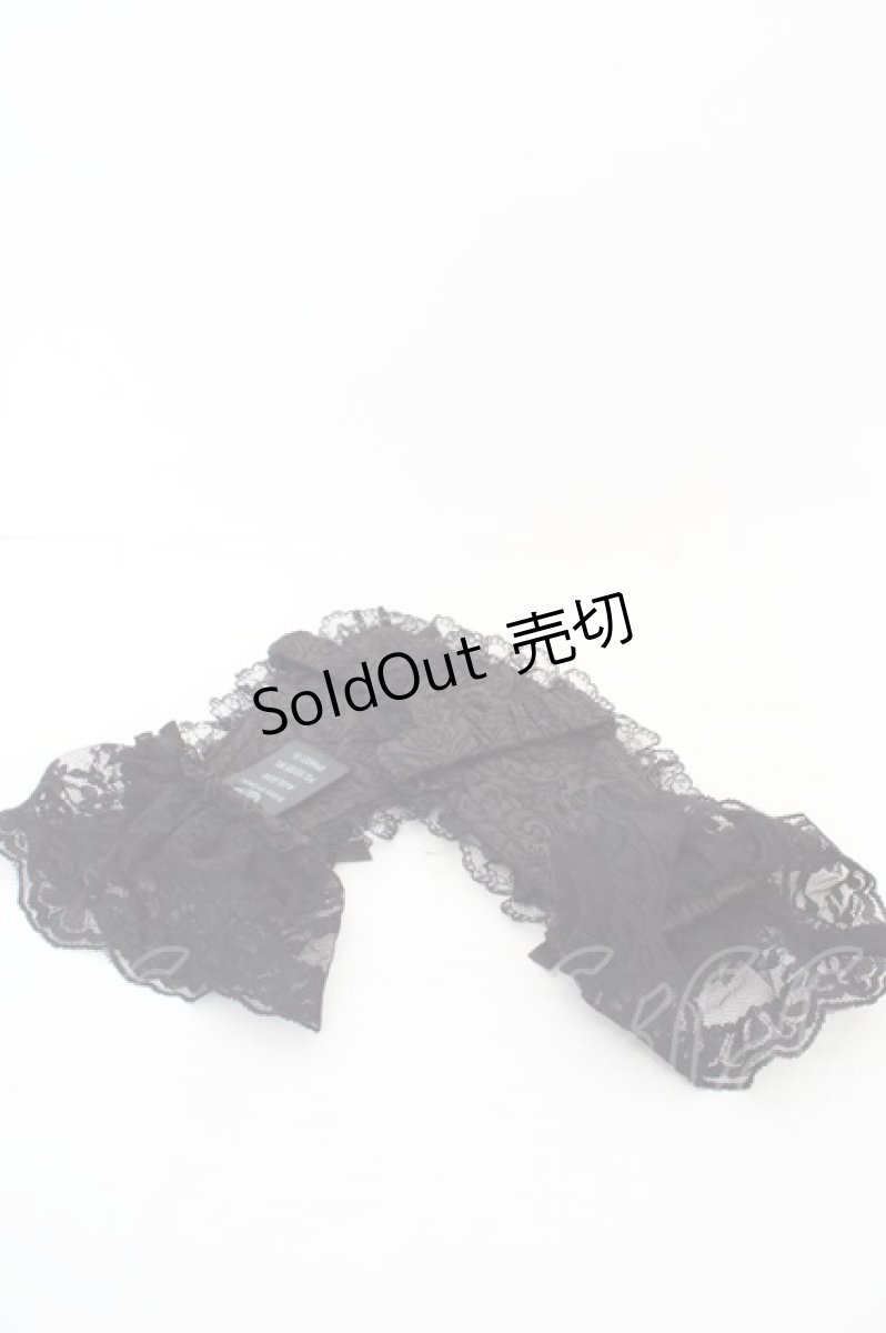 画像2: DARK IN LOVE /  Gothic Lace Gloves（ゴシックレースグローブ）  ブラック O-26-05-07-1041-PU-ZA-IG-OS (2)