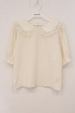画像1: m petit by misako / 丸襟プルオーバー M アイボリー O-26-05-07-015-LO-TO-OW-OS (1)
