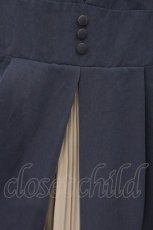 画像2: axes femme / センタープリーツジャンスカ M ブルー O-26-05-07-019-AX-OP-OW-OS (2)