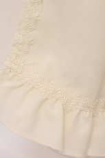 画像3: axes femme / 姫袖風ラッフルフリルワンピース F キナリ O-26-05-07-021-AX-OP-OW-OS (3)