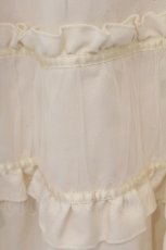 画像4: axes femme / 姫袖風ラッフルフリルワンピース F キナリ O-26-05-07-021-AX-OP-OW-OS (4)