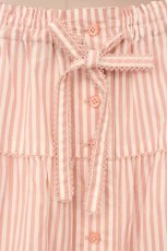 画像2: PINK HOUSE / リボンいっぱいストライプスカート  ピンク O-26-05-07-024-LO-SK-OW-OS (2)